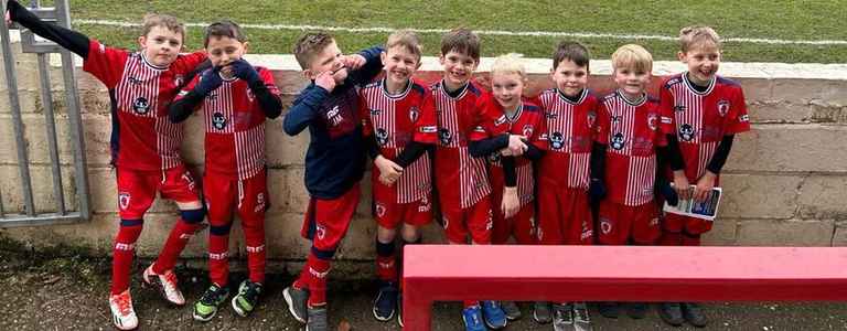 Bromsgrove Sporting Colts Under 9's team photo