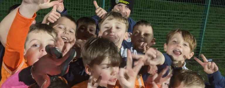 Clenchwarton Orange U9s team photo