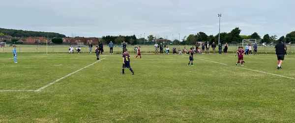 Sherwood Arrows FC Dominate Cotgrave Blue u8s in Friendly