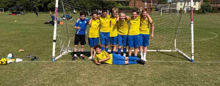 Crowland Juniors U13s 2025/2026 team photo
