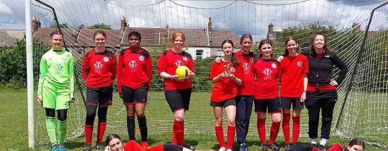 Dalmain Athletic Girls U14s team photo