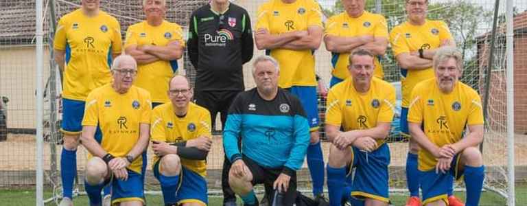 DEREHAM DRIBBLERS WALKING FOOTBALL CLUB team photo