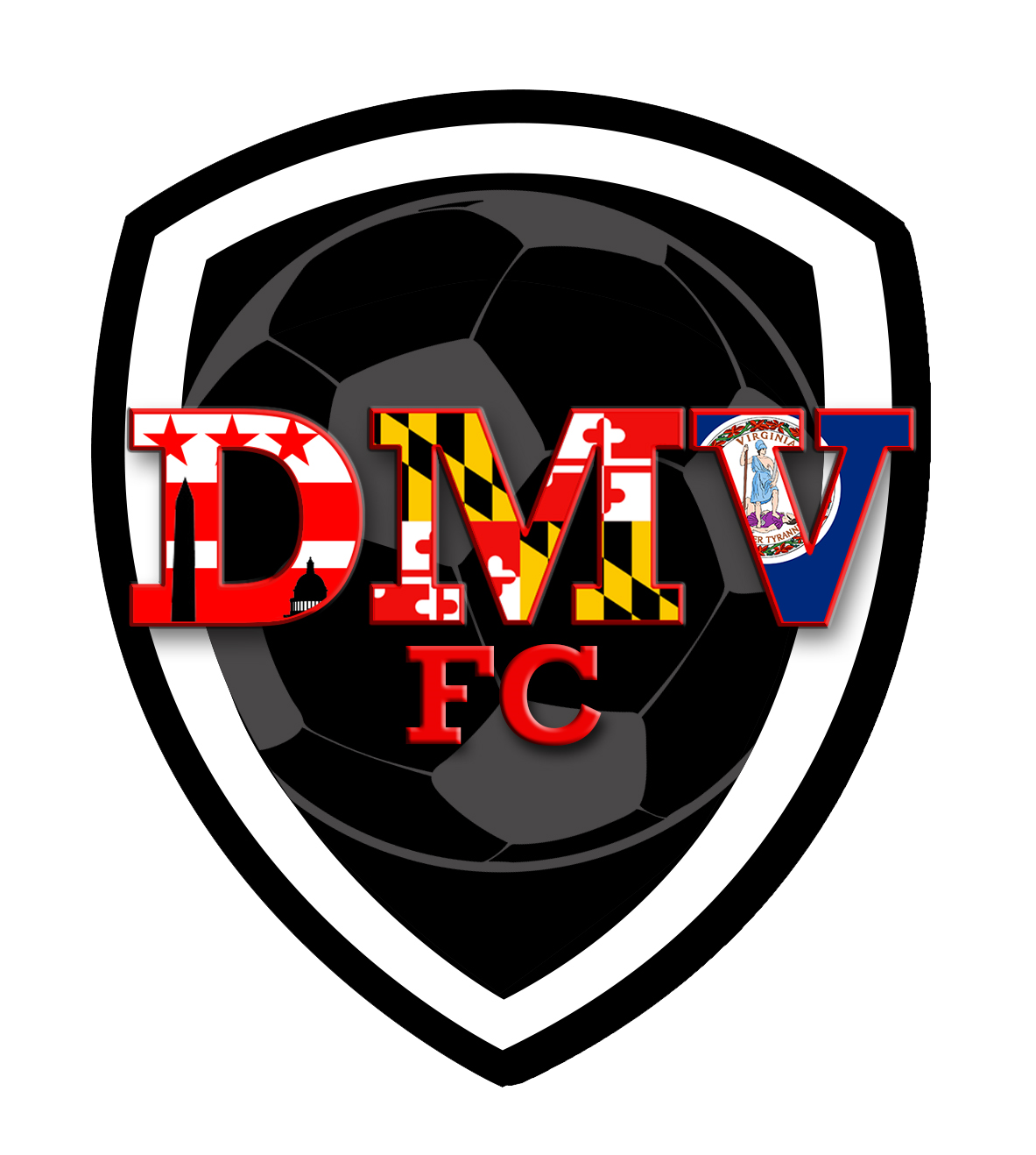 DMV FC team badge