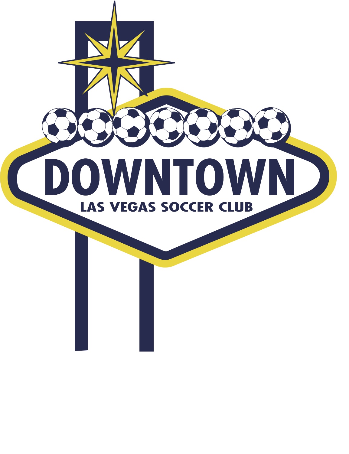 Downtown Las Vegas SC team badge