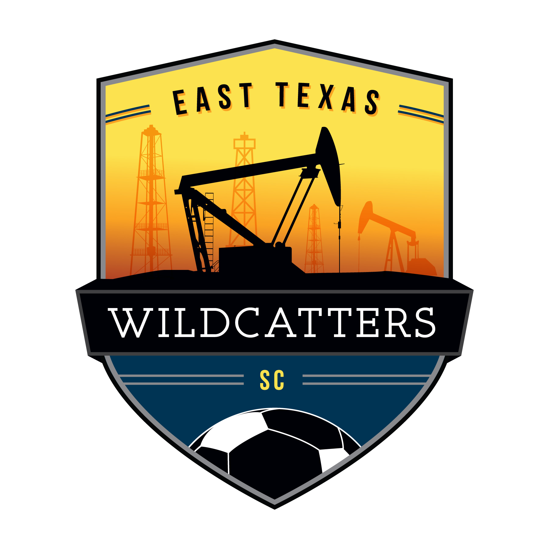 East Texas Wildcatters SC team badge