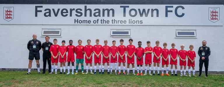 Faversham Town KYL U13’s team photo