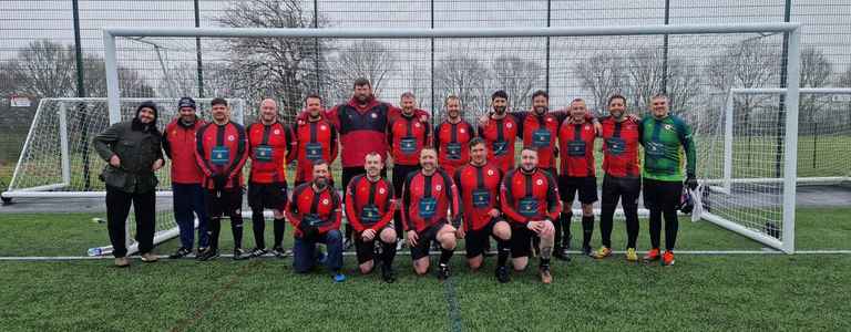 Frodsham Vets Reserves team photo