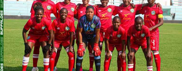 Green Buffaloes Women FC team photo