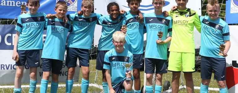 Greenfield Youth FC U14 Panthers team photo