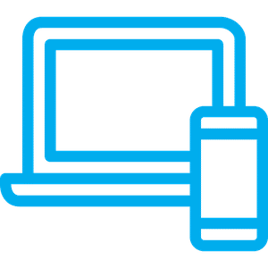 laptop and mobile phone icon