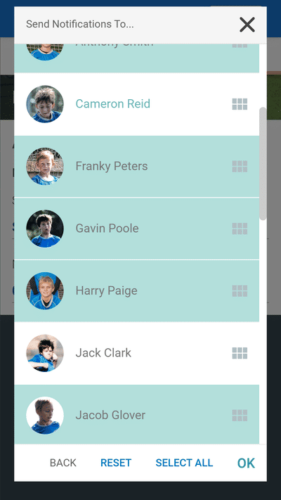 Availability tracking app for football teams | TeamStats