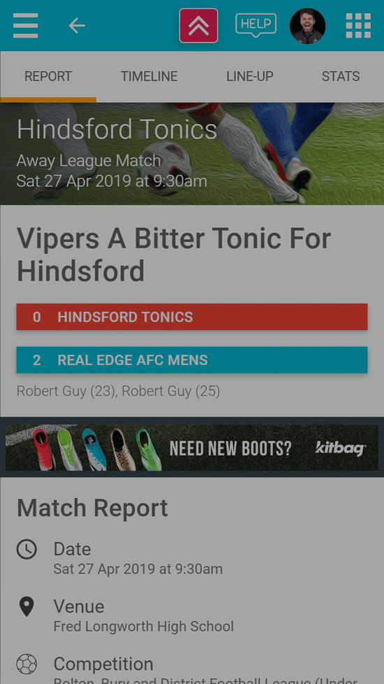 Remove ads from your team website and apps - phone view