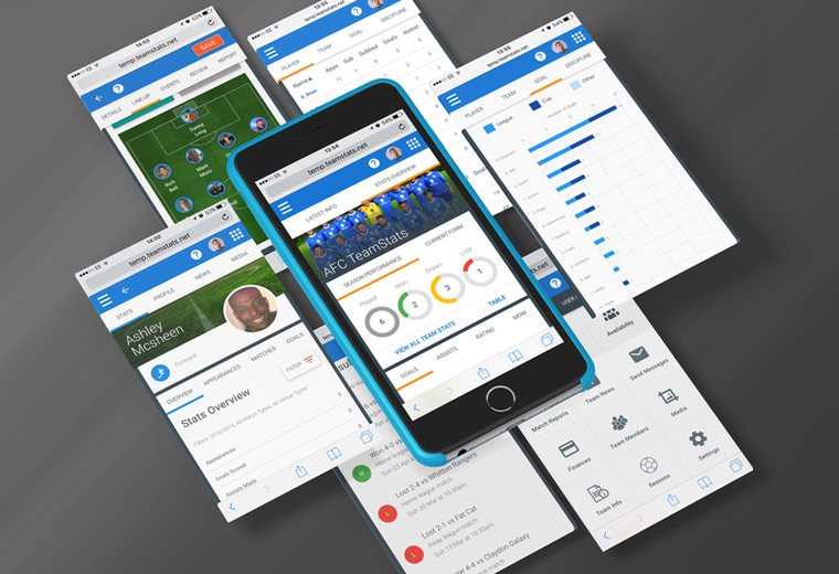 TeamStats football team app