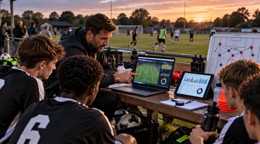 Grassroots football squad study data by pitch