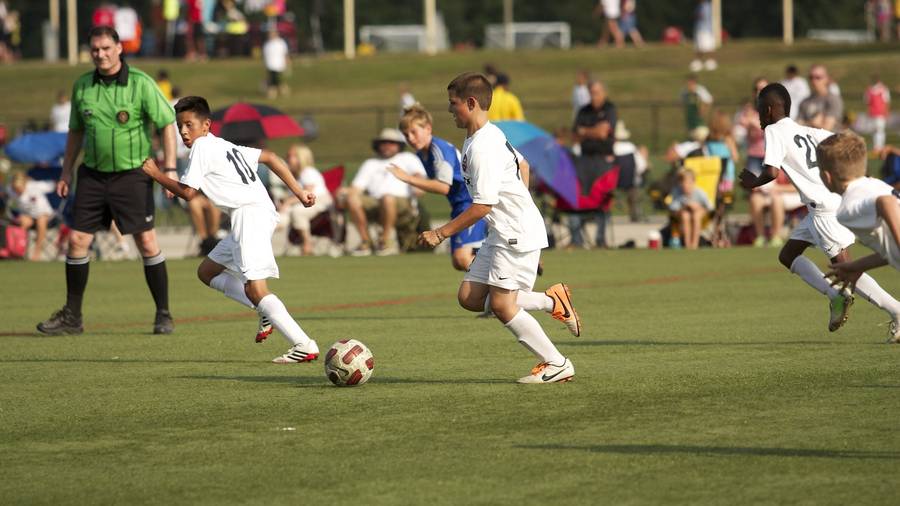 Grassroots football player