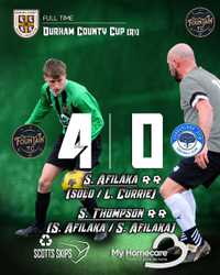COUNTY CUP CLEAN SHEET | FOUNTAIN FC 4-0 SUNDERLAND ATW