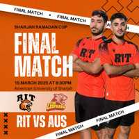 RIT Dubai Fall Short Against AUS in Cup Clash