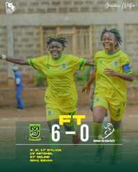Mathare United Women FC Dominate MTG United 6-0 at MYSA Headquarters