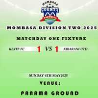 Kibarani United and Keste FC Share Spoils in Thrilling Draw