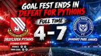 Goal Fest Ends In Defeat For Pythons