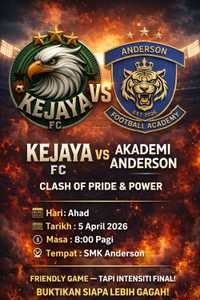 Kejaya FC Fall to Anderson Academy in High-Scoring Friendly