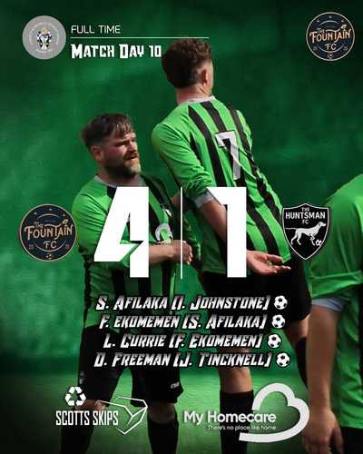 FOUNTAIN HIT FOUR!! | FOUNTAIN 4-1 BLAYDON HUNTSMAN