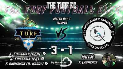 LET THERE BE CARNAGE!! | TURF 3-1 SWALWELL HIGHLANDER