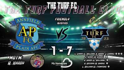 THE TURFS LARGEST RECORDED WIN | ANNFIELD 1-7 THE TURF