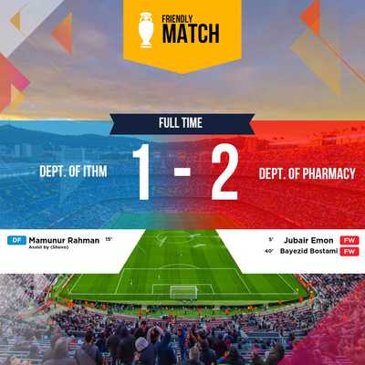 ITHM FC Fall Short in Friendly Clash Against Department of Pharmacy