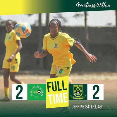Mathare United Women FC Draw with Uweza Women FC in Thrilling Encounter
