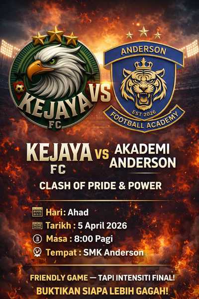 Kejaya FC Fall to Anderson Academy in High-Scoring Friendly