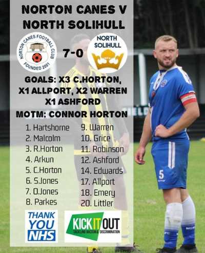 Match Report - NORTH SOLIHULL 1ST - 17 Oct 2020
