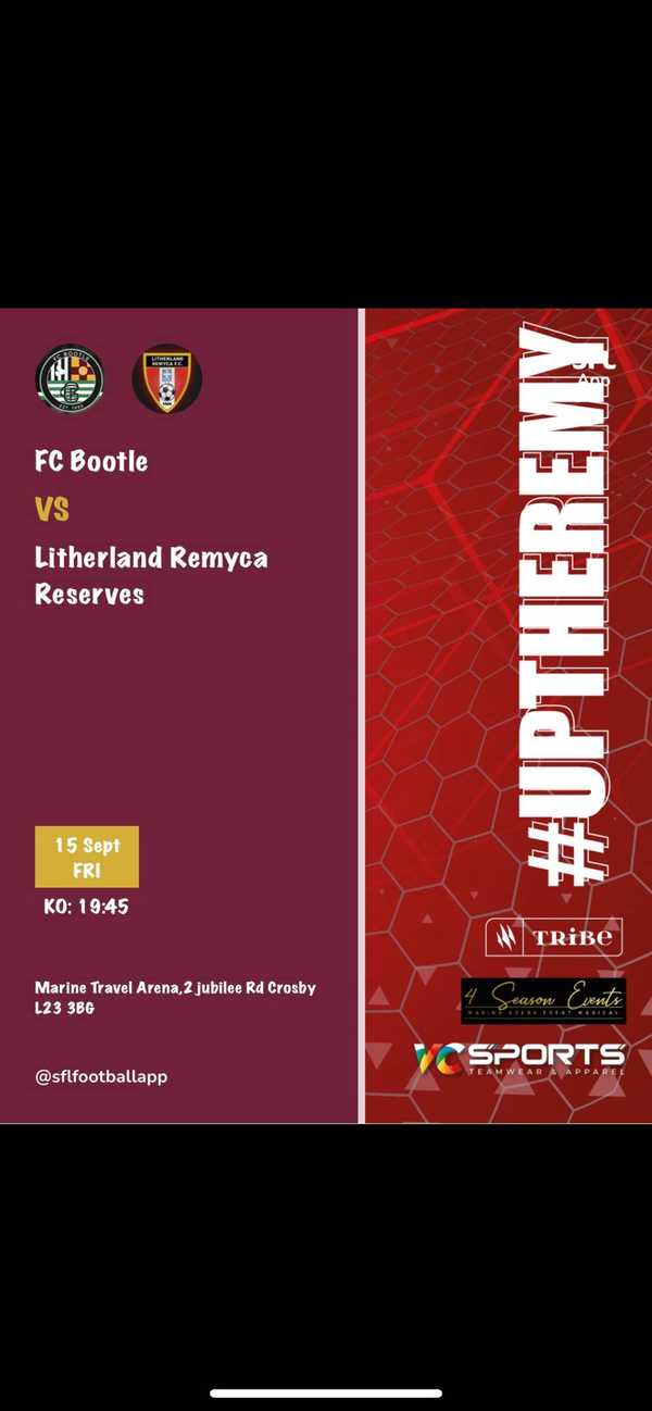 Litherland Remyca Res Fall Short Against FC Bootle in League Clash
