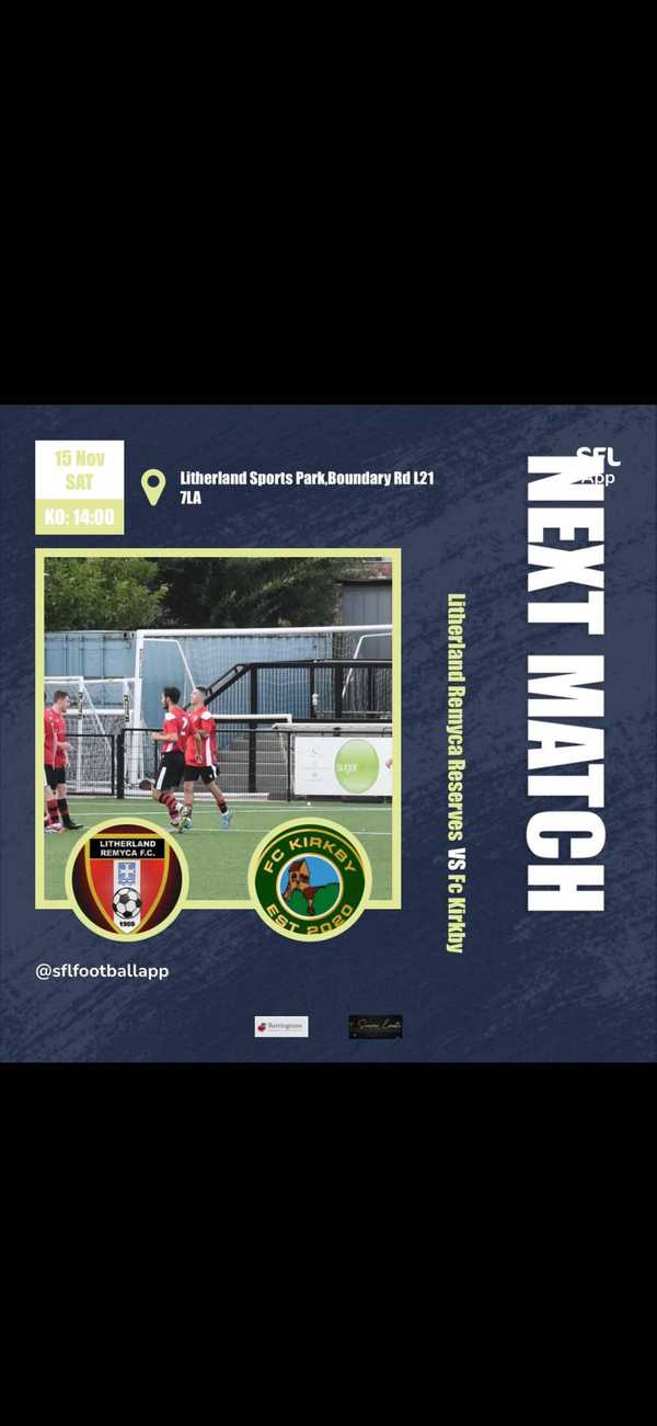 Litherland Remyca Res Held at Bay by FC Kirkby at Home