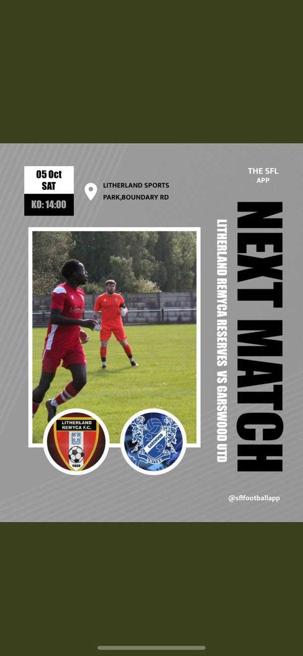 Litherland Remyca Res Suffer Defeat to Garswood United First