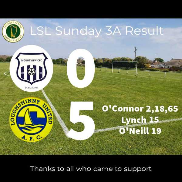O'Connor Hat Trick in 5 Star Loughshinny Performance
