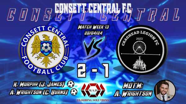 A Rainy Day & Solid Graft | CCFC 2-1 CRAGHEAD LEGION