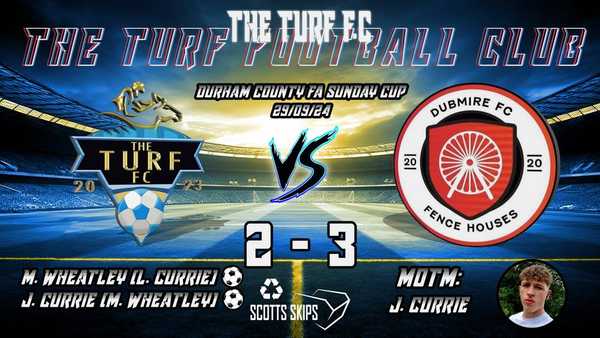 A Defeat Against 12 Men | THE TURF 2-3 DUBMIRE FIRST FC