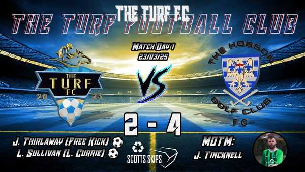 A New Season Starts | THE TURF 2-4 BURNHOPEFIELD HOBSON