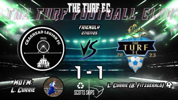 FOURTH GAME UNDEFEATED | CRAGHEAD 1-1 TURF