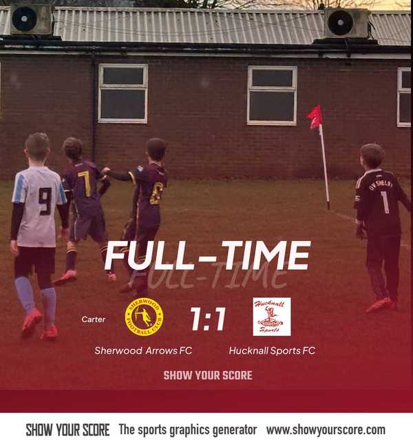 Sherwood Arrows and Hucknall Sports Black Share Spoils in Draw