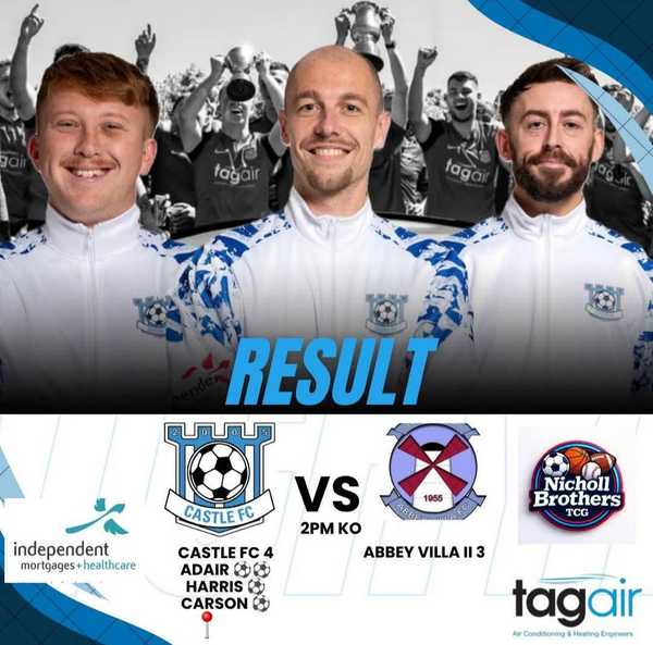 Abbey Villa F.C 2nd Team Narrowly Lose 4-3 at Bangor Sportsplex