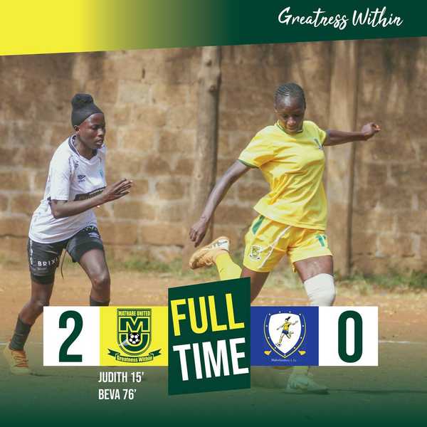 Mathare United Women FC Dominate Makolanders FC 2-0
