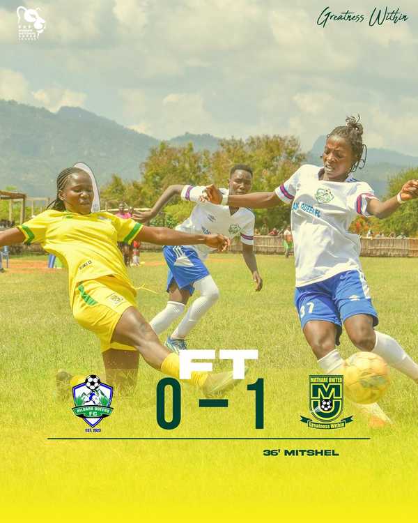 Mathare United Women FC Edge Hildana Queens FC 1-0 at Alexander Sports Complex