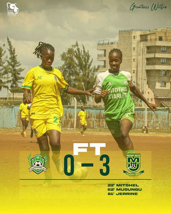 Mathare United Women FC Secure Convincing 3-0 Win at Btl Grounds