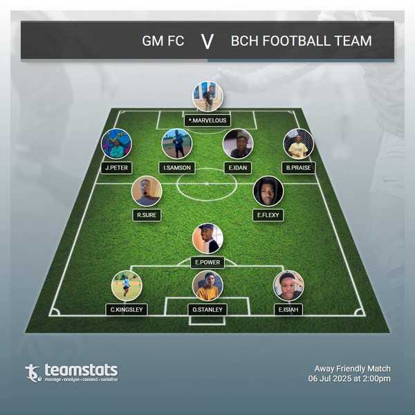 BCH Football Team Fall Short Against GM FC in Friendly