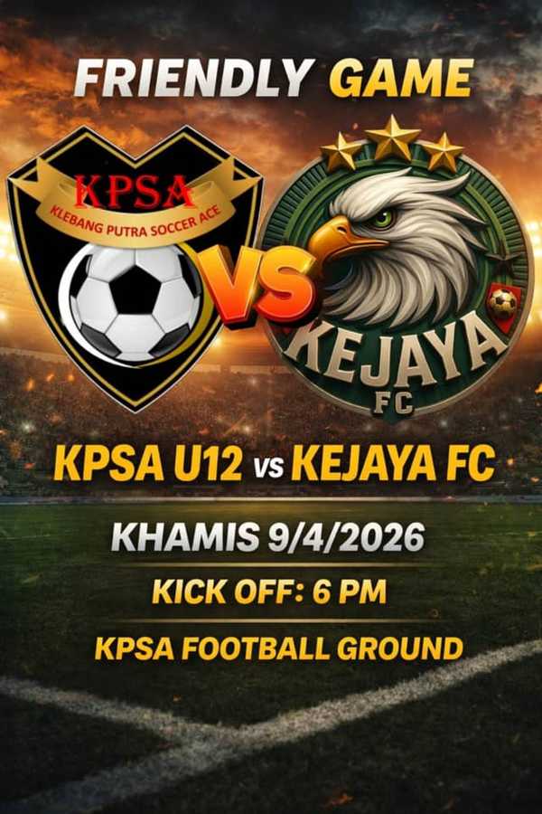 Kejaya FC and KPSA FC Draw 2-2 in Intense 9-a-Side Friendly