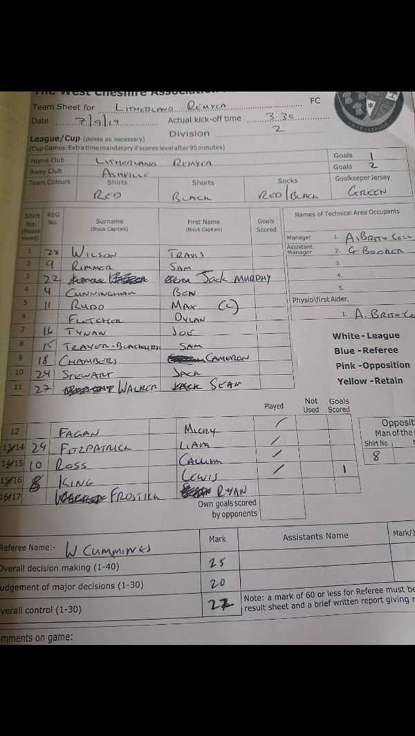 Match Report - ASHVILLE RESERVES - 07 Sep 2019