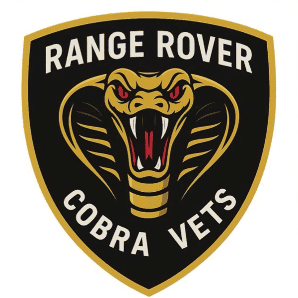 Range Rover Cobra Vets badge