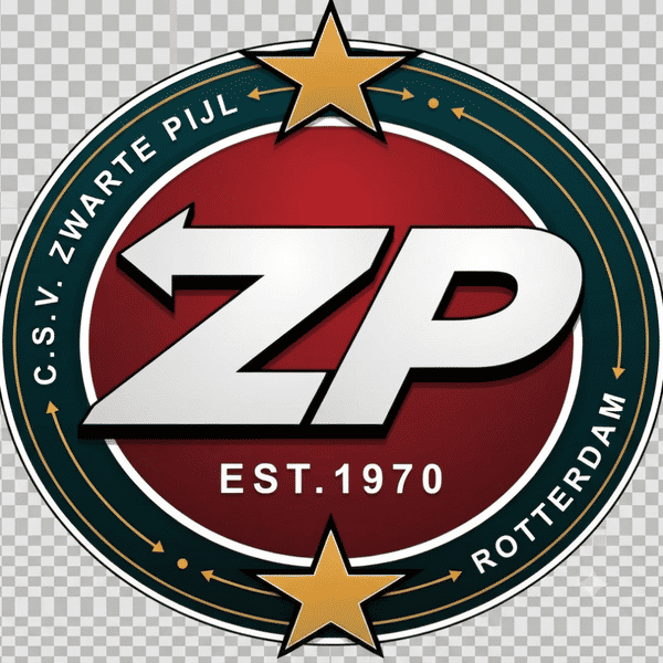 ZWARTE PIJL badge